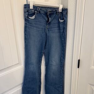 American Eagle Outfitters Women's Classic Blue Boot Cut Jeans